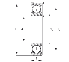 S 6200-C, ăȲYC  DIN 625-1 ˜ʵҪߴ