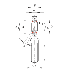 US GAL45-UK-2RS,  DIN ISO 12 240-4 ˜ʣݼySoɂȴܷ