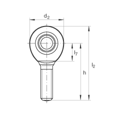 US GAL45-UK-2RS,  DIN ISO 12 240-4 ˜ʣݼySoɂȴܷ