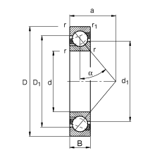 ǽ|S 7200-B-TVP,  DIN 628-1 ˜ʵҪߴ磬|  = 40