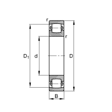 ΝLS 20230-MB,  DIN 635-1 ˜ʵҪߴ