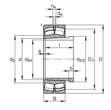 {ĝLS 21309-E1-K + AH309,  DIN 635-2 ˜ʵҪߴ, F׺ж