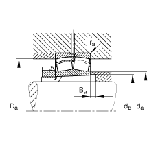 {(dio)ĝLS 23222-E1-K-TVPB + H2322, (j) DIN 635-2 ˜ʵҪߴ, F׺;o