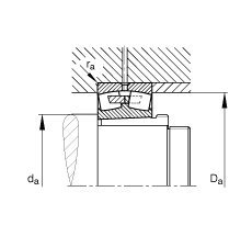 {ĝLS 24188-B-K30 + AH24188,  DIN 635-2 ˜ʵҪߴ, F׺ж